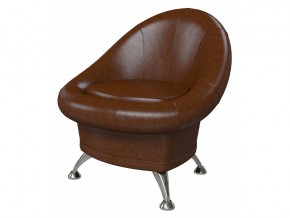 Банкетка-кресло 6-5104 коричневая в Камышлове - kamyshlov.magazinmebel.ru | фото - изображение 1