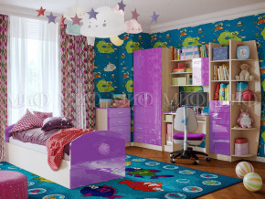 Детская комната Юниор-2 Фиолетовый металлик в Камышлове - kamyshlov.magazinmebel.ru | фото