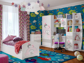 Детская комната Юниор-2 Принцесса 1 в Камышлове - kamyshlov.magazinmebel.ru | фото - изображение 1