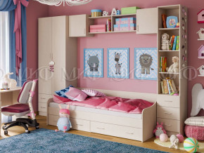 Детская комната Вега 1 Дуб беленый в Камышлове - kamyshlov.magazinmebel.ru | фото - изображение 1