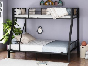 Двухъярусная кровать Гранада-1 140 черный в Камышлове - kamyshlov.magazinmebel.ru | фото - изображение 1