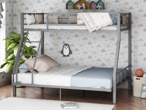 Двухъярусная кровать Гранада-1 140 Серая в Камышлове - kamyshlov.magazinmebel.ru | фото