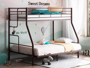 Двухъярусная кровать Гранада-3 140 коричневый в Камышлове - kamyshlov.magazinmebel.ru | фото - изображение 1