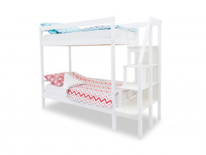 Двухъярусная кровать Svogen белый в Камышлове - kamyshlov.magazinmebel.ru | фото - изображение 1