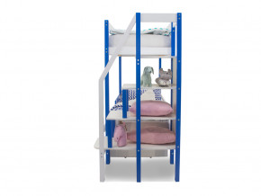 Двухъярусная кровать Svogen с ящиками сине-белый в Камышлове - kamyshlov.magazinmebel.ru | фото - изображение 4