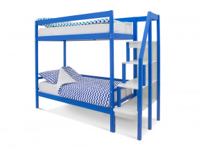 Двухъярусная кровать Svogen синий в Камышлове - kamyshlov.magazinmebel.ru | фото - изображение 1