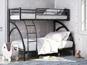 Двухъярусная кровать Виньола 2 Черная в Камышлове - kamyshlov.magazinmebel.ru | фото - изображение 1