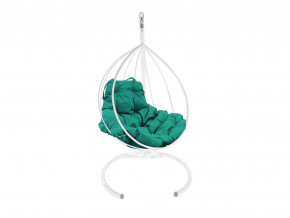 Кокон Капля без ротанга зелёная подушка в Камышлове - kamyshlov.magazinmebel.ru | фото - изображение 1