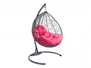 Кокон Капля ротанг розовая подушка в Камышлове - kamyshlov.magazinmebel.ru | фото - изображение 1