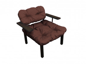 Кресло Дачное коричневая подушка в Камышлове - kamyshlov.magazinmebel.ru | фото