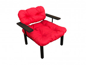 Кресло Дачное красная подушка в Камышлове - kamyshlov.magazinmebel.ru | фото - изображение 1