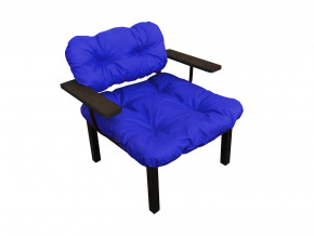Кресло Дачное синяя подушка в Камышлове - kamyshlov.magazinmebel.ru | фото - изображение 1