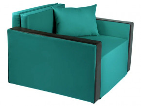 Кресло-кровать Милена с подлокотниками рогожка emerald в Камышлове - kamyshlov.magazinmebel.ru | фото