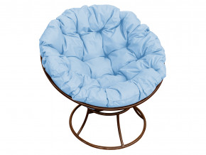 Кресло Папасан без ротанга голубая подушка в Камышлове - kamyshlov.magazinmebel.ru | фото - изображение 1