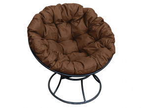 Кресло Папасан без ротанга коричневая подушка в Камышлове - kamyshlov.magazinmebel.ru | фото