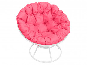 Кресло Папасан без ротанга розовая подушка в Камышлове - kamyshlov.magazinmebel.ru | фото