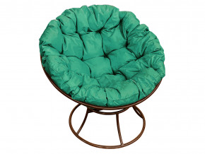 Кресло Папасан без ротанга зелёная подушка в Камышлове - kamyshlov.magazinmebel.ru | фото