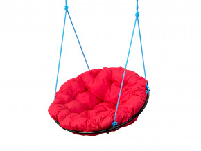 Кресло Папасан подвесное красная подушка в Камышлове - kamyshlov.magazinmebel.ru | фото