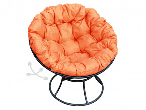 Кресло Папасан пружинка без ротанга оранжевая подушка в Камышлове - kamyshlov.magazinmebel.ru | фото