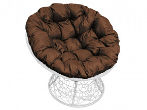 Кресло Папасан с ротангом коричневая подушка в Камышлове - kamyshlov.magazinmebel.ru | фото - изображение 1