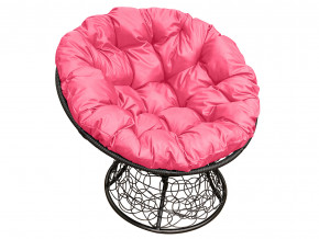 Кресло Папасан с ротангом розовая подушка в Камышлове - kamyshlov.magazinmebel.ru | фото - изображение 1