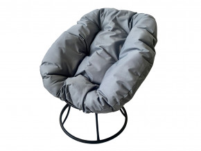 Кресло Пончик без ротанга серая подушка в Камышлове - kamyshlov.magazinmebel.ru | фото - изображение 1