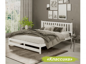 Кровать 2-х спальная Аист-8 Классика белый 1200х2000 мм в Камышлове - kamyshlov.magazinmebel.ru | фото