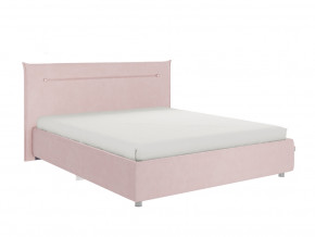 Кровать Альба 1600 велюр нежно-розовый в Камышлове - kamyshlov.magazinmebel.ru | фото - изображение 1