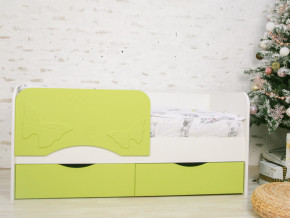 Кровать Бабочка белый/салатовый софт в Камышлове - kamyshlov.magazinmebel.ru | фото