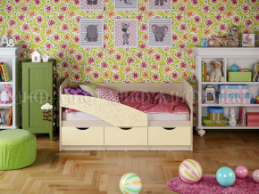 Кровать Бабочки 1600 Ваниль в Камышлове - kamyshlov.magazinmebel.ru | фото - изображение 1
