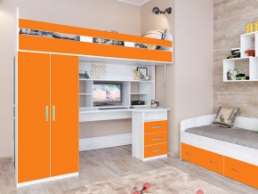 Кровать чердак Аракс винтерберг-оранжевый в Камышлове - kamyshlov.magazinmebel.ru | фото