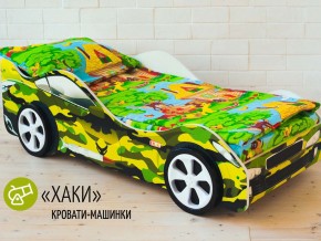 Кровать детская машина Хаки в Камышлове - kamyshlov.magazinmebel.ru | фото - изображение 2