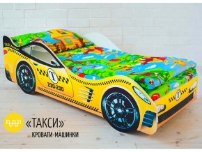 Кровать детская машина Такси в Камышлове - kamyshlov.magazinmebel.ru | фото