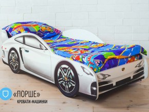 Кровать детская машинка Порше в Камышлове - kamyshlov.magazinmebel.ru | фото