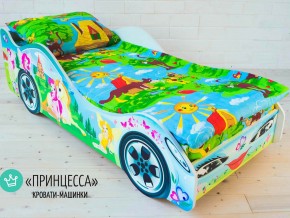 Кровать детская машинка Принцесса в Камышлове - kamyshlov.magazinmebel.ru | фото - изображение 1