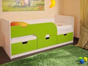 Кровать детская Минима лайм в Камышлове - kamyshlov.magazinmebel.ru | фото