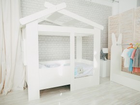 Кровать детская Теремок без ящика белая в Камышлове - kamyshlov.magazinmebel.ru | фото - изображение 1