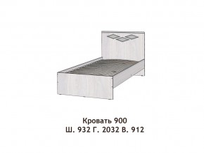 Кровать Диана 900 в Камышлове - kamyshlov.magazinmebel.ru | фото - изображение 2