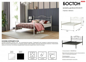Кровать двойная 42.26-01 Бостон в Камышлове - kamyshlov.magazinmebel.ru | фото - изображение 2