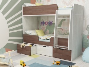 Кровать двухъярусная Малыш двойняшка винтерберг-бодега в Камышлове - kamyshlov.magazinmebel.ru | фото