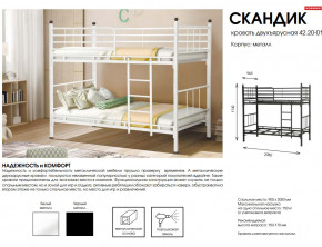 Кровать двухъярусная Скандик 42.20-01 в Камышлове - kamyshlov.magazinmebel.ru | фото - изображение 2