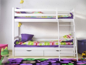 Кровать двухъярусная Сонечка с ящиками и лестницей в Камышлове - kamyshlov.magazinmebel.ru | фото - изображение 2