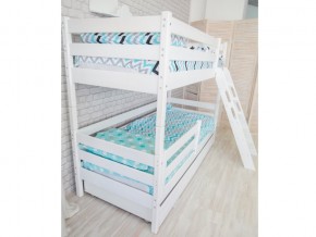 Кровать двухъярусная Сонечка с наклонной лестницей и ящиками в Камышлове - kamyshlov.magazinmebel.ru | фото - изображение 3