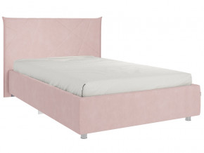 Кровать Квест 1200 велюр нежно-розовый в Камышлове - kamyshlov.magazinmebel.ru | фото