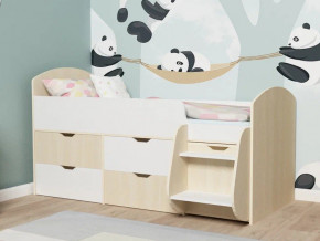 Кровать Малыш-7 Дуб-Белое дерево в Камышлове - kamyshlov.magazinmebel.ru | фото - изображение 1