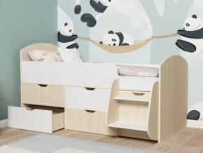 Кровать Малыш-7 Дуб-Белое дерево в Камышлове - kamyshlov.magazinmebel.ru | фото - изображение 3