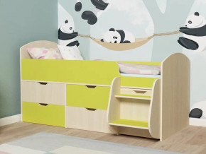 Кровать Малыш-7 Дуб-лайм в Камышлове - kamyshlov.magazinmebel.ru | фото