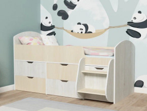 Кровать Малыш-7 Винтербер-Дуб в Камышлове - kamyshlov.magazinmebel.ru | фото