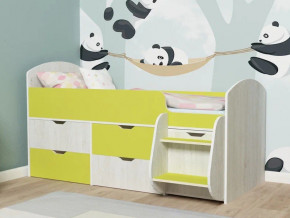 Кровать Малыш-7 Винтербер-Лайм в Камышлове - kamyshlov.magazinmebel.ru | фото