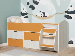 Кровать Малыш-7 Винтербер-Оранжевый в Камышлове - kamyshlov.magazinmebel.ru | фото